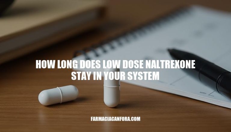 How Long Does Low Dose Naltrexone Stay in Your System?