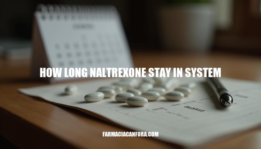 How Long Does Naltrexone Stay in Your System?