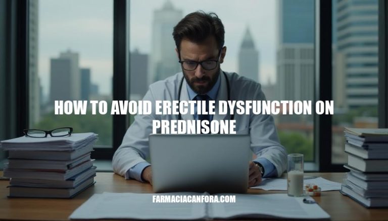 How to Avoid Erectile Dysfunction on Prednisone: Tips and Precautions