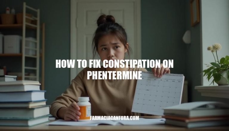 How to Fix Constipation on Phentermine: Tips and Remedies