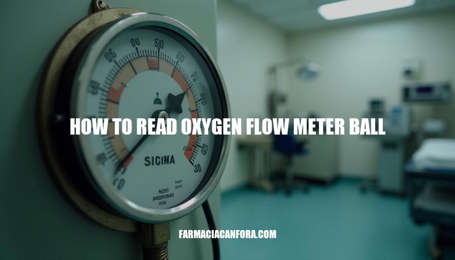 How to Read an Oxygen Flow Meter Ball Correctly