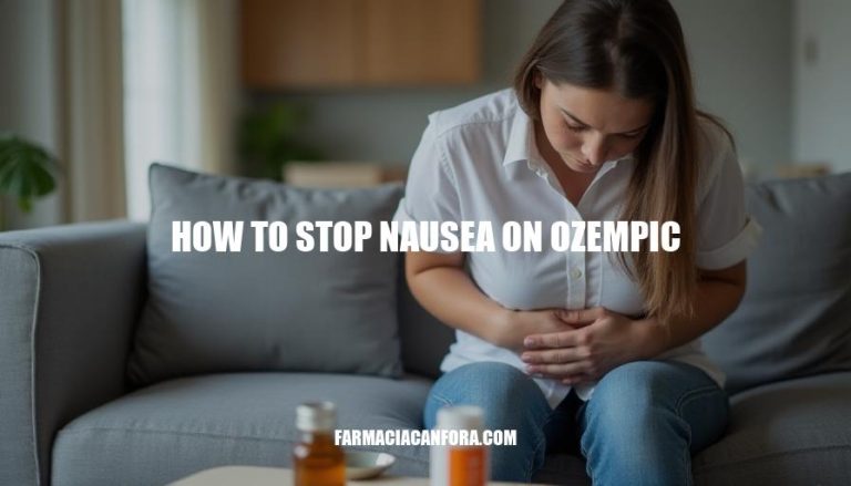 How to Stop Nausea on Ozempic: Effective Remedies and Tips