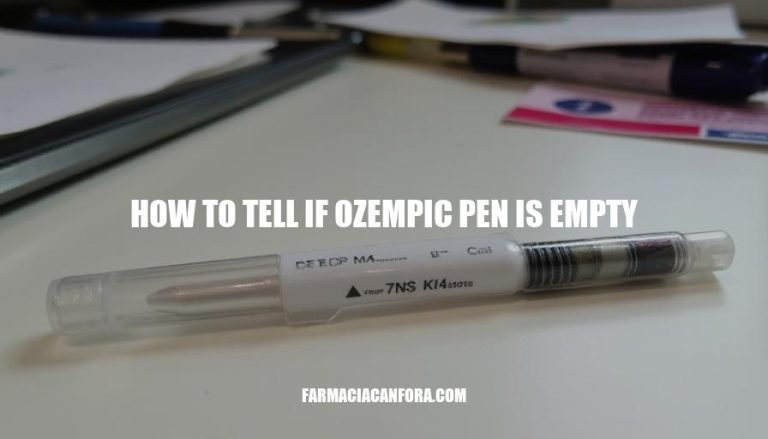 How to Tell If an Ozempic Pen Is Empty