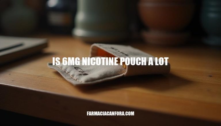 Is 6mg Nicotine Pouch a Lot? A Comprehensive Guide