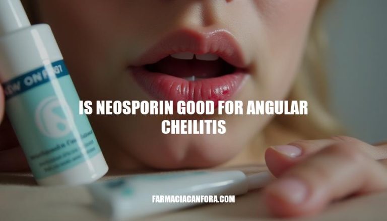 Is Neosporin Good for Angular Cheilitis Treatment?