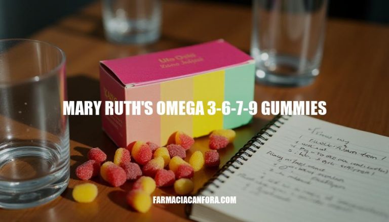 Mary Ruth's Omega 3-6-7-9 Gummies Review and Benefits