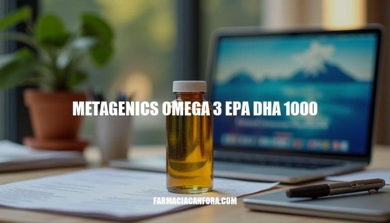 Metagenics Omega-3 EPA DHA 1000 Benefits and Reviews