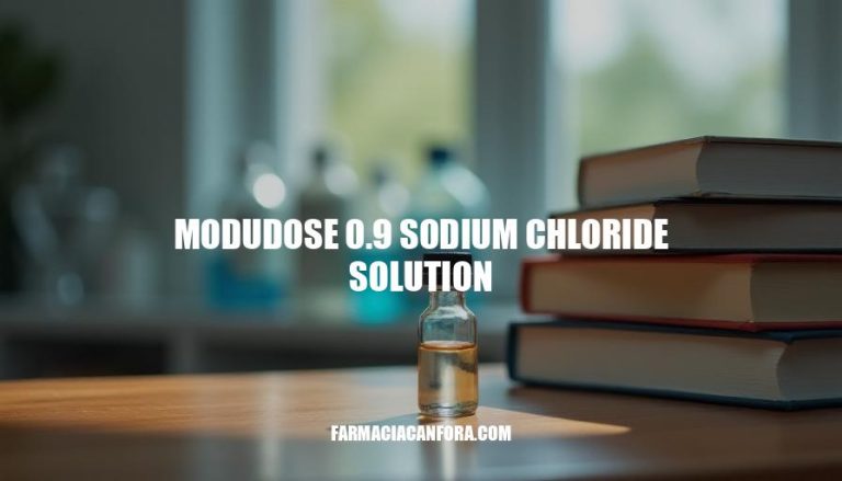 Modudose 0.9 Sodium Chloride Solution Uses and Benefits