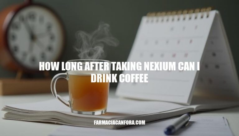 Nexium and Coffee: Safe Timing for Caffeine Consumption