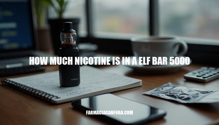 Nicotine Content in Elf Bar 5000: A Comprehensive Guide