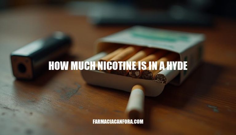 Nicotine Content in Hyde Cigarettes: How Much Nicotine is Inside?