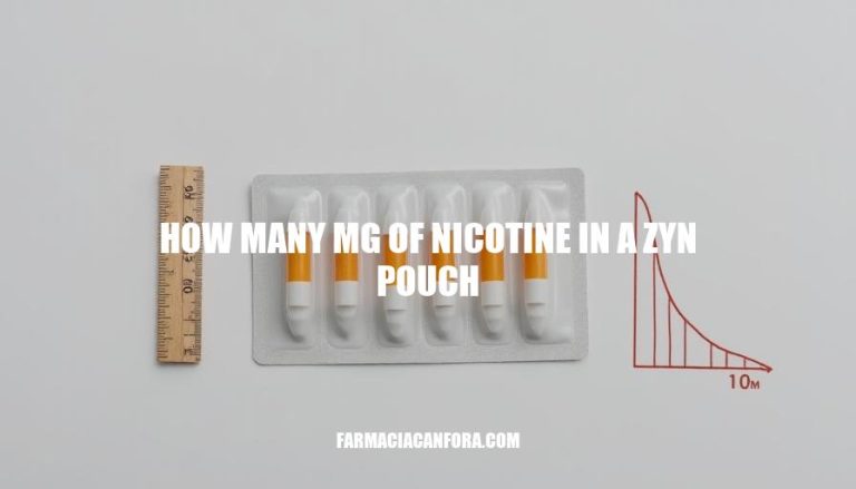 Nicotine Content in ZYN Pouches: A Detailed Breakdown