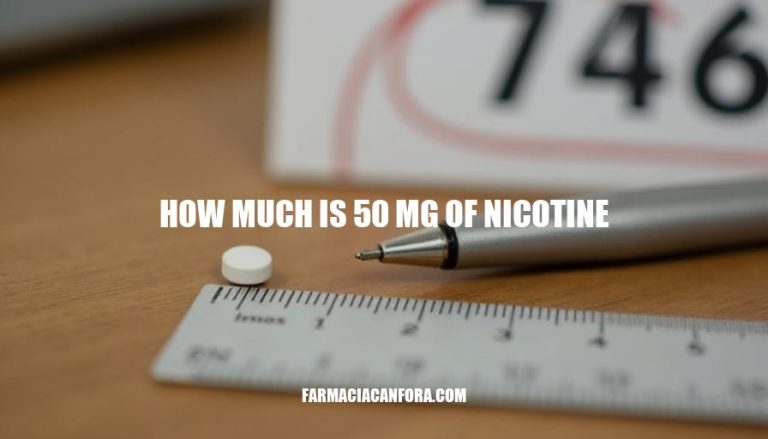 Nicotine Dosage: How Much is 50mg?