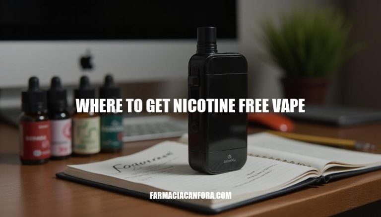 Nicotine-Free Vape Options: Where to Get Them