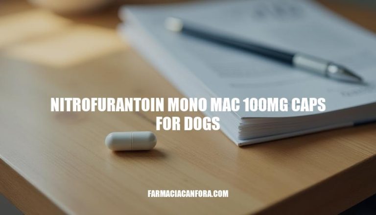 Nitrofurantoin Mono Mac 100mg Caps for Dogs: Uses, Dosage & Side Effects