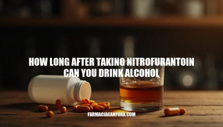 Nitrofurantoin and Alcohol: How Long to Wait After Taking Nitrofurantoin