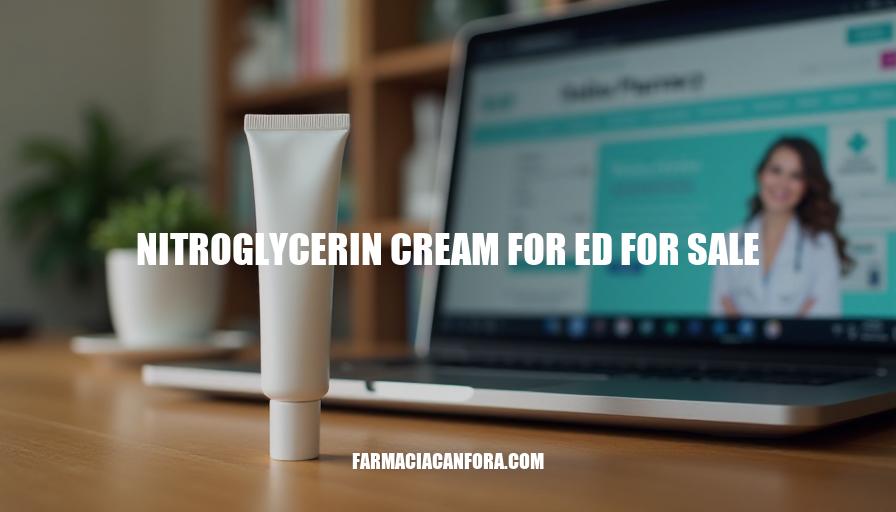 Nitroglycerin Cream for ED: Where to Buy Online