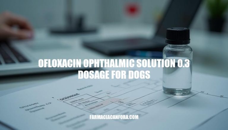 Ofloxacin Ophthalmic Solution 0.3 Dosage for Dogs: A Comprehensive Guide