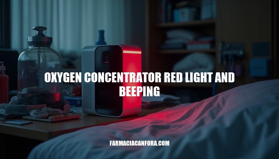 Oxygen Concentrator Red Light and Beeping Issues