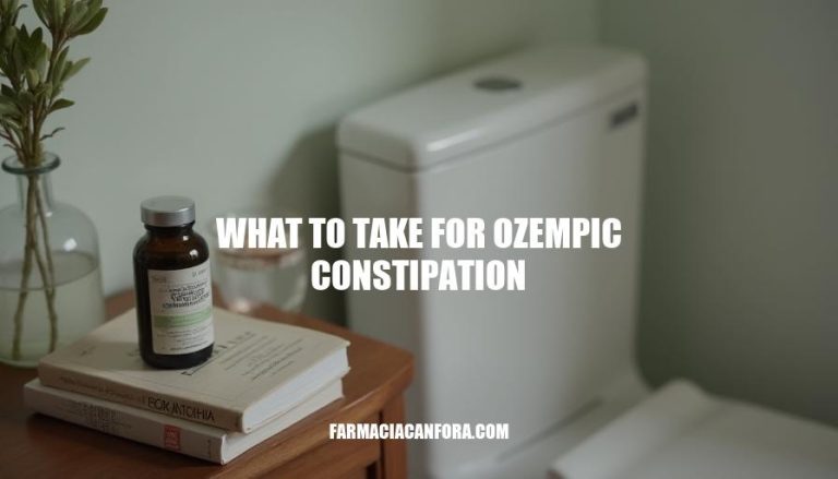 Ozempic Constipation Relief: What to Take and Avoid