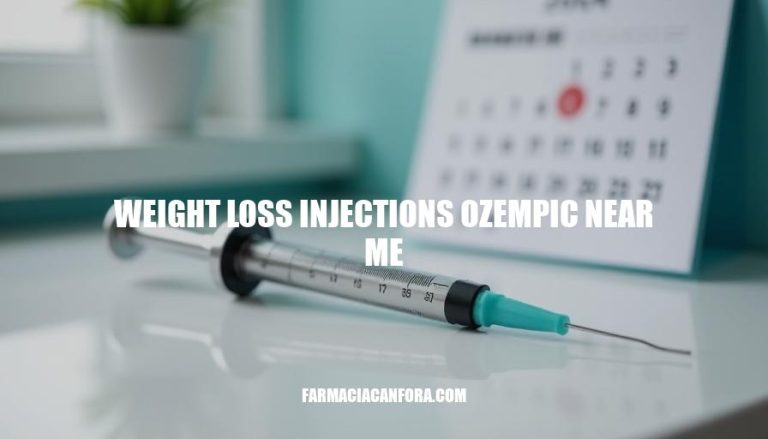 Ozempic Weight Loss Injections Near Me - Local Options and Information