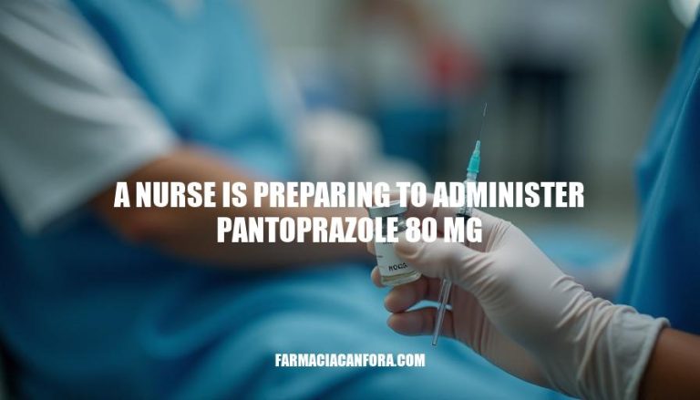 Pantoprazole Administration by a Nurse: A Critical Step