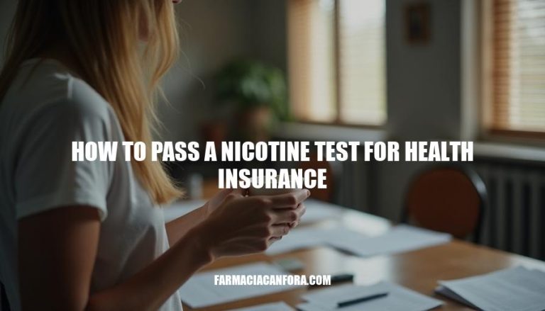 Passing a Nicotine Test for Health Insurance: A Step-by-Step Guide