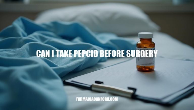 Pepcid Before Surgery: What You Need to Know