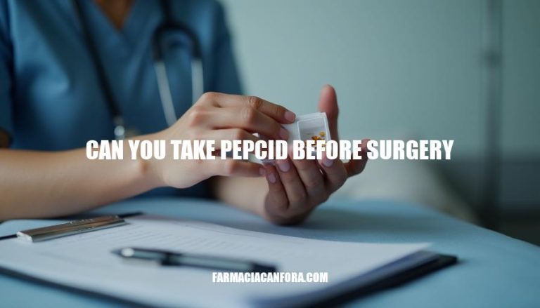 Pepcid Before Surgery: What You Need to Know