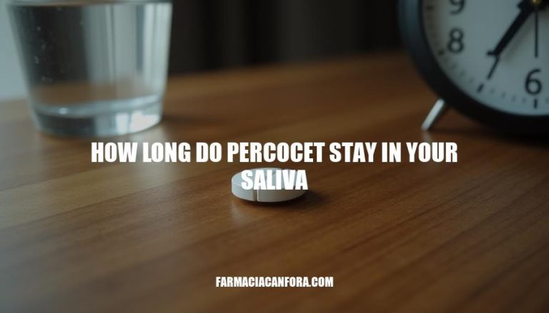 Percocet Saliva Detection Time