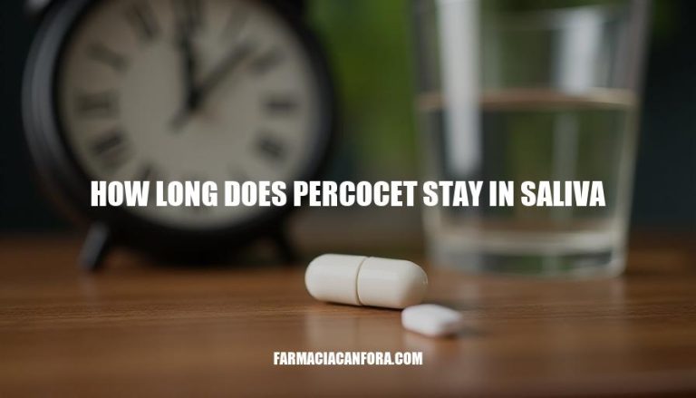 Percocet Saliva Detection Time