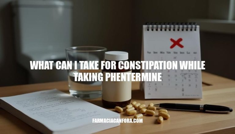 Phentermine Constipation Relief: What to Take and Avoid