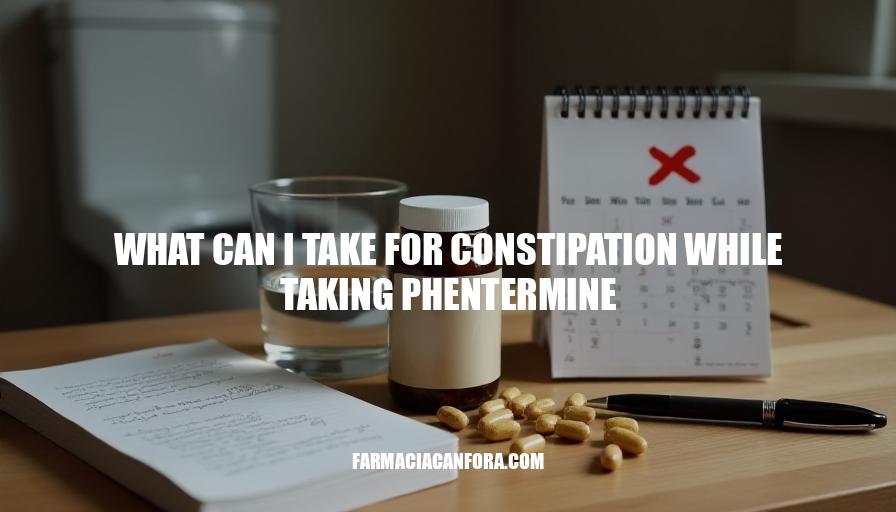 Phentermine Constipation Relief: What to Take and Avoid