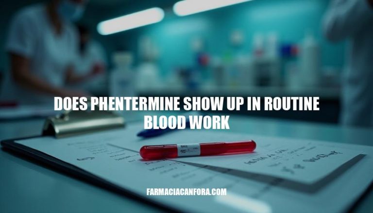 Phentermine Detection in Routine Blood Work: What You Need to Know