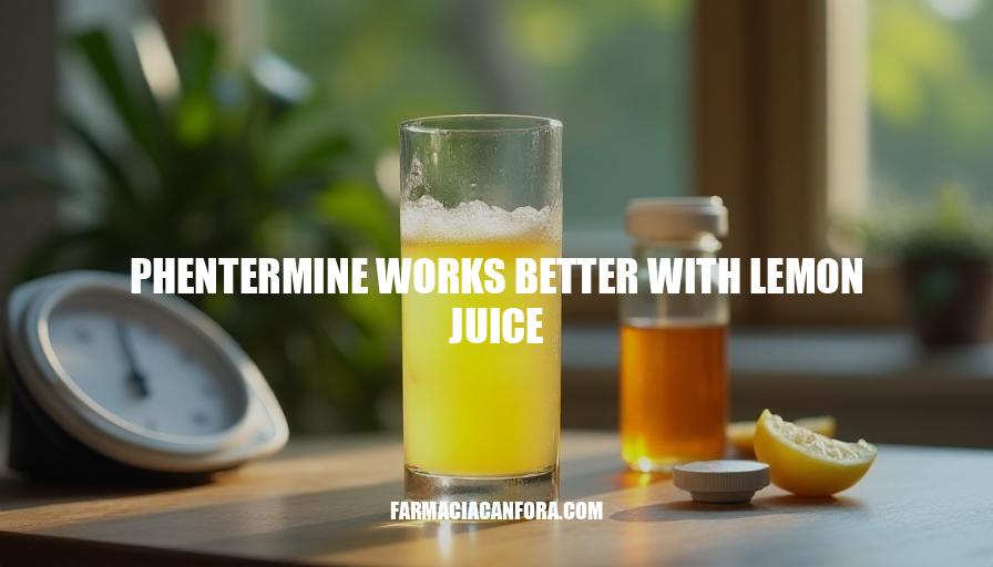 Phentermine Effectiveness: Does Lemon Juice Boost Its Weight Loss Power?