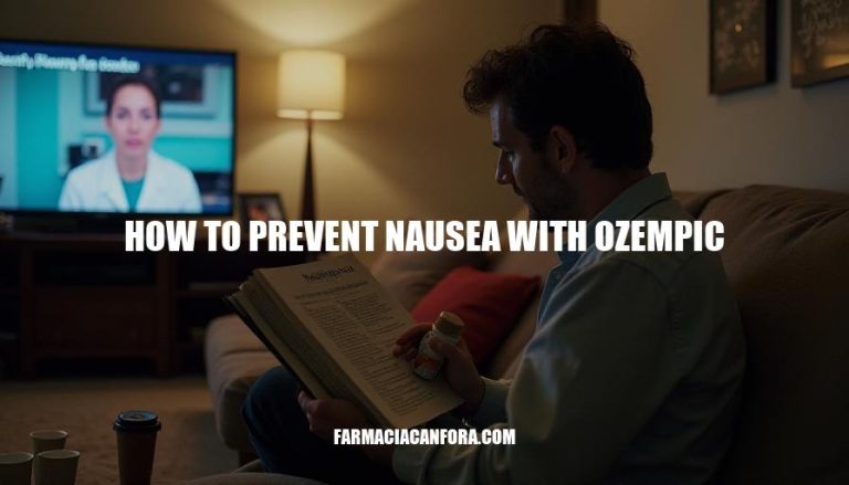 Preventing Nausea with Ozempic: A Guide