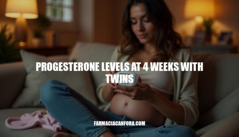 Progesterone Levels at 4 Weeks with Twins: What to Expect