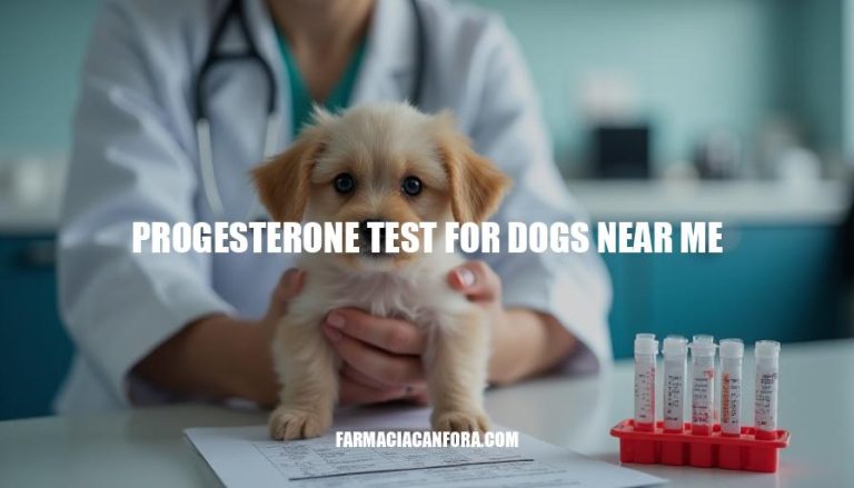 Progesterone Test for Dogs Near Me: Understanding Your Pet's Hormones