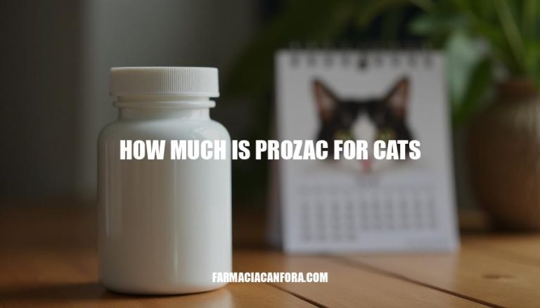 Prozac Cost for Cats: Pricing and Information