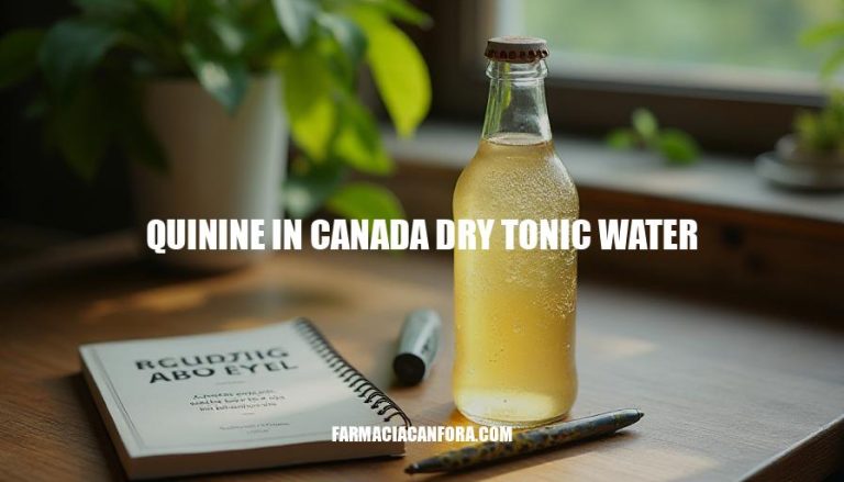 Quinine in Canada Dry Tonic Water: What You Need to Know