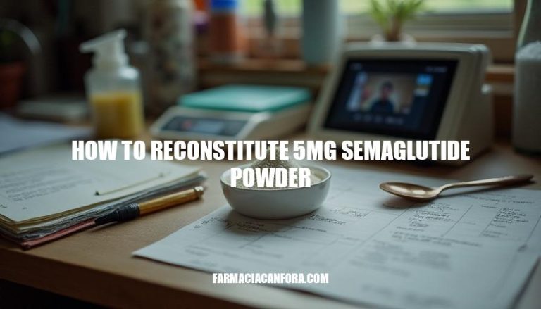 Reconstituting Semaglutide Powder: A Step-by-Step Guide