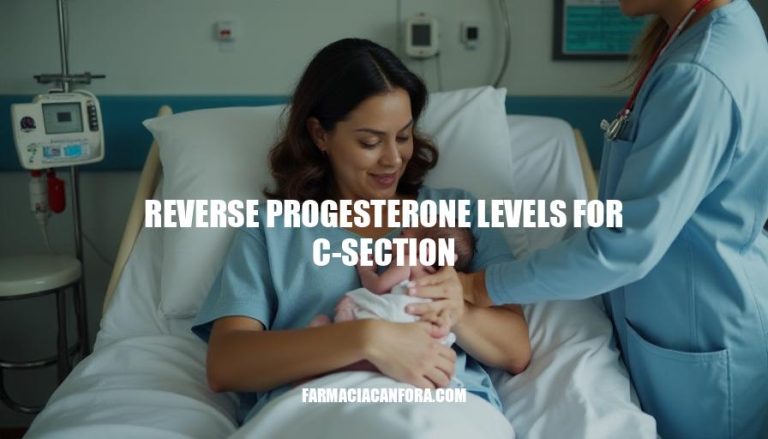 Reversing Progesterone Levels After C-Section