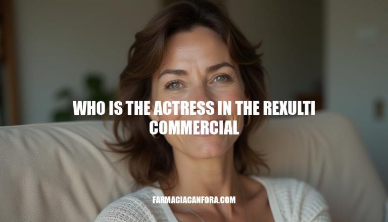 Rexulti Commercial Actress Revealed