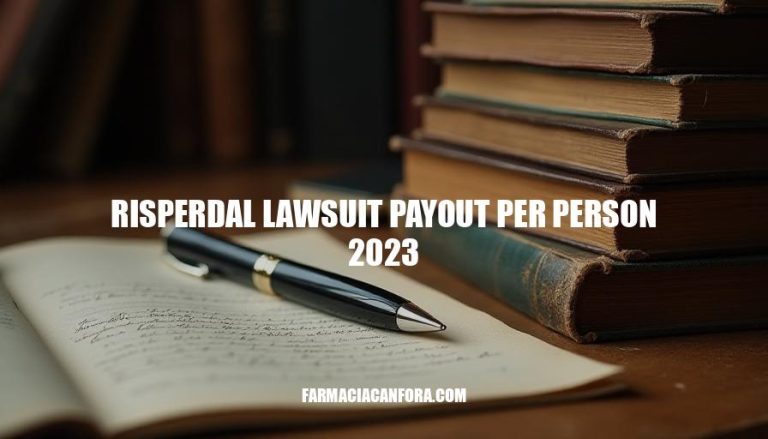 Risperdal Lawsuit Payout Per Person 2023 Update