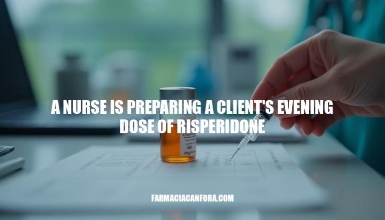 Risperidone Administration by Nurses: Evening Dose Preparation