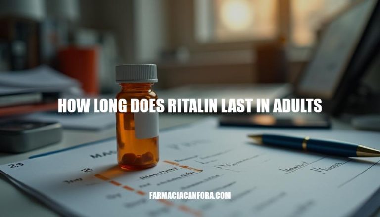 Ritalin Duration in Adults: How Long Does It Last?