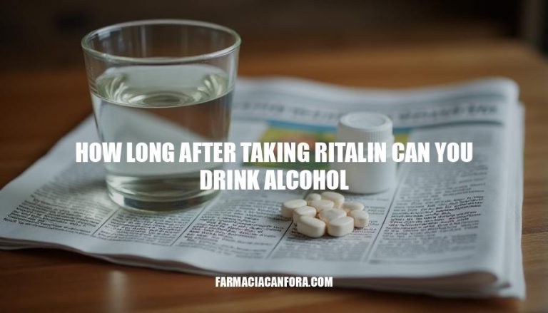 Ritalin and Alcohol Interaction: Safe Drinking Time