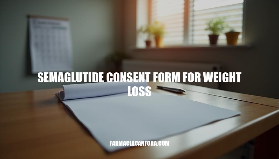 Semaglutide Consent Form for Weight Loss: What You Need to Know