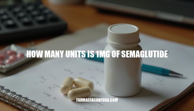 Semaglutide Dosage Conversion: How Many Units is 1mg?