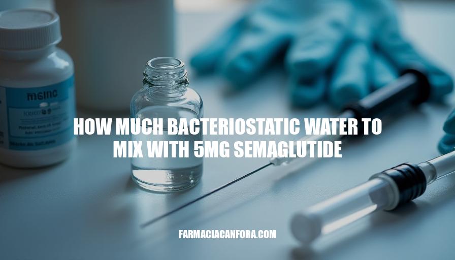 Semaglutide Dosage Guide: Mixing Bacteriostatic Water for Optimal Results